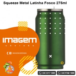 Squeeze Metal Latinha Fosco 275ml