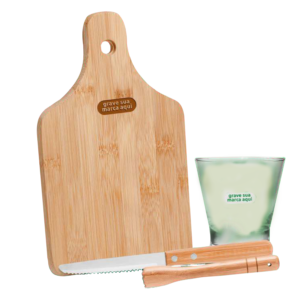 Kit para caipirinha em bambu Ibiza