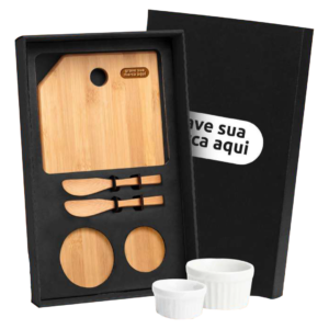 Kit para petisco com ramekins - 5 peças