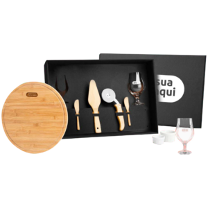 Kit pizza e cerveja - 9 peças