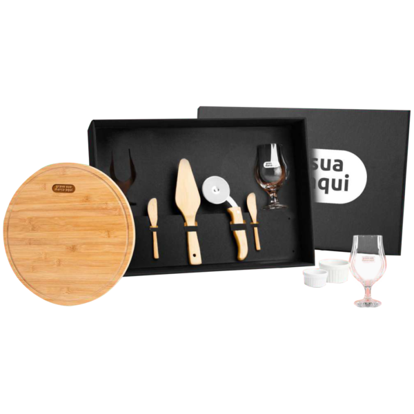 Kit pizza e cerveja - 9 peças
