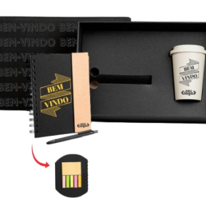 Kit Caderno, Caneta E Copo KT-9019F