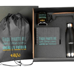 Kit Caderno E Acessórios - 4 Pçs KT-9039W
