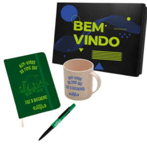 Conjunto Caneca, Caderneta e Caneta - 3 peças KT-9037E