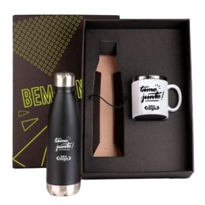 Kit Garrafa E Caneca - 2 Pçs KT-9039D